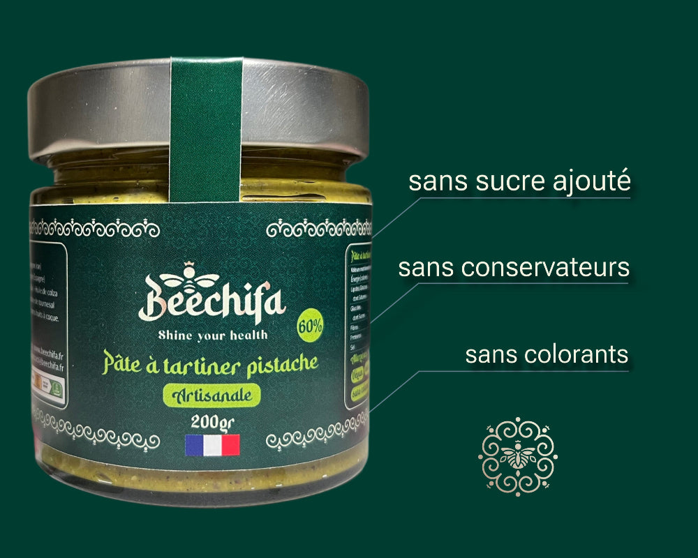 Beechifa Pâte à tartiner Pistache